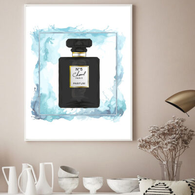 Watersplash with Black Perfume Home Decor Premium Quality Poster Print Choose Your Sizes