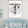 Black And White Stylish Lady Design Home Decor Premium Quality Poster Print Choose Your Sizes - Image 2