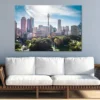 Drone View In Sydney Cityscape Print 100% Australian Made - Image 2