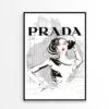 Black And White Stylish Lady Design Home Decor Premium Quality Poster Print Choose Your Sizes - Image 3