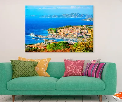 Mediterranean Sea In Sardinia Print 100% Australian Made