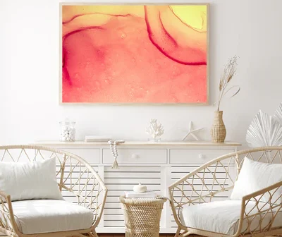 Red & Yellow Abstract Design Home Decor Premium Quality Poster Print Choose Your Sizes