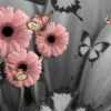 Flowers & Butterflies Digital Art Home Decor Premium Quality Poster Print Choose Your Sizes - Image 2