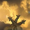 Giraffes Portrait Photograph Home Decor Premium Quality Poster Print Choose Your Sizes - Image 2