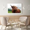 Highland Cow on Meadow Photograph Home Decor Premium Quality Poster Print Choose Your Sizes Regular priceRs 13,200.00 Sale priceRs 3,600.00Sale