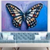 Colorful Butterfly Oil Painting Print 100% Australian Made