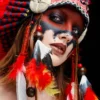 Girl with Feather Headdress Photograph Print 100% Australian Made - Image 2