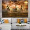 Horses Running on Sea Photograph Print 100% Australian Made