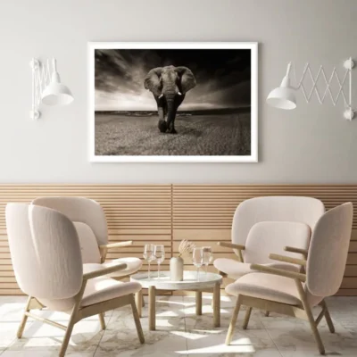 Elephant Closeup Photograph Home Decor Premium Quality Poster Print Choose Your SizesElephant Closeup Photograph Home Decor Premium Quality Poster Print Choose Your Sizes