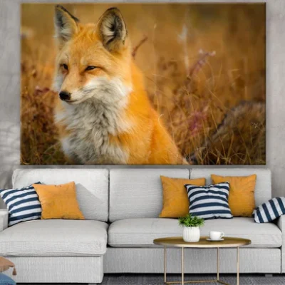 Fox Portrait Closeup Photograph Print 100% Australian Made