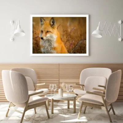 Fox Portrait Closeup Photograph Home Decor Premium Quality Poster Print Choose Your Sizes