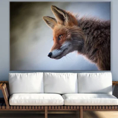 Fox Portrait Closeup Photograph Print 100% Australian Made