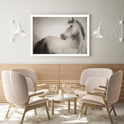 Horse Watercolor Painting Home Decor Premium Quality Poster Print Choose Your Sizes
