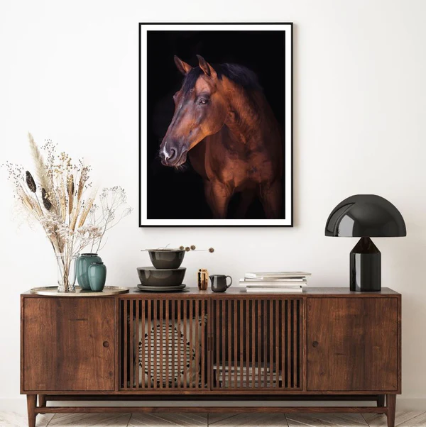 Horse Portrait Photograph Home Decor Premium Quality Poster Print Choose Your Sizes