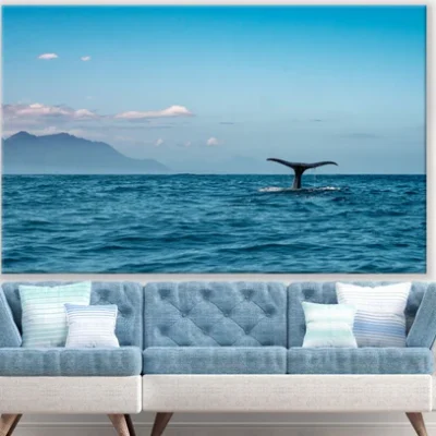 Whale in Sea Photograph Print 100% Australian Made