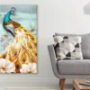 Colorful Peacock Abstract Design Print 100% Australian Made
