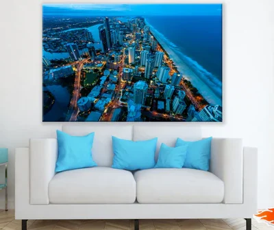 City Sunset Sky View Photograph Print 100% Australian Made