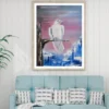 White Bird on Tree Oil Painting Home Decor Premium Quality Poster Print Choose Your Sizes