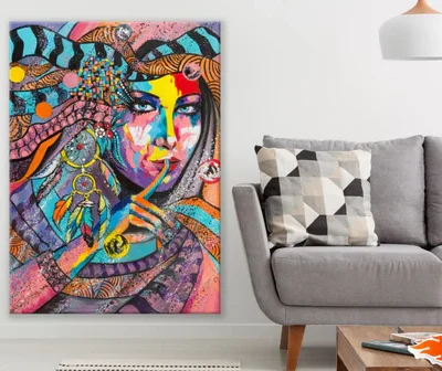 Girl Portrait Watercolor Painting Print 100% Australian Made