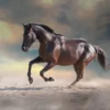 Horse Running On Sand Photograph Home Decor Premium Quality Poster Print Choose Your Sizes - Image 2