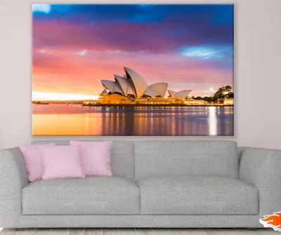 Opera House in Sydney Sunset View Print 100% Australian Made