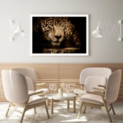 Leopard Portrait Photograph Home Decor Premium Quality Poster Print Choose Your Sizes