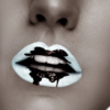 Girl Face & Lips B&W Photograph Print 100% Australian Made - Image 3