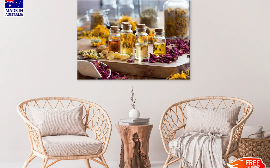 Oil & Natural Flower Photograph Print 100% Australian Made