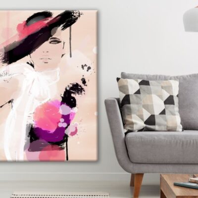 Fashion Girl Watercolor Painting Print 100% Australian Made
