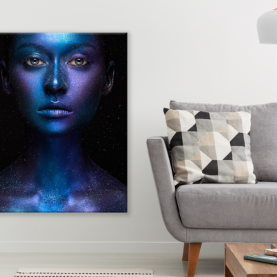 Girl Face Portrait Makeup Print 100% Australian Made