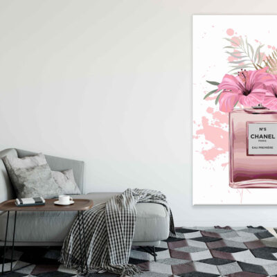 Flowers Perfume Watercolor Painting Print 100% Australian Made
