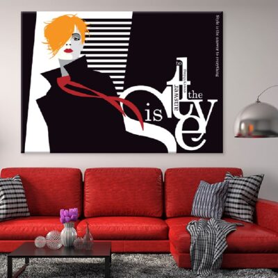 Fashion Quote with Fashion Girl Print 100% Australian Made