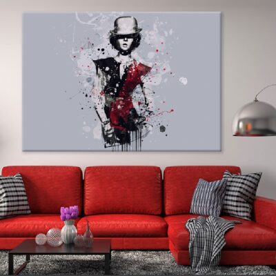 Style Girl Cabaret Watercolor Painting Print 100% Australian Made