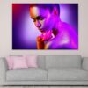 Girl & Glitter Neon Makeup View Photograph Print 100% Australian Made