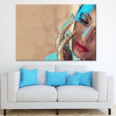 Fashion Makeup Girl Photograph Print 100% Australian Made