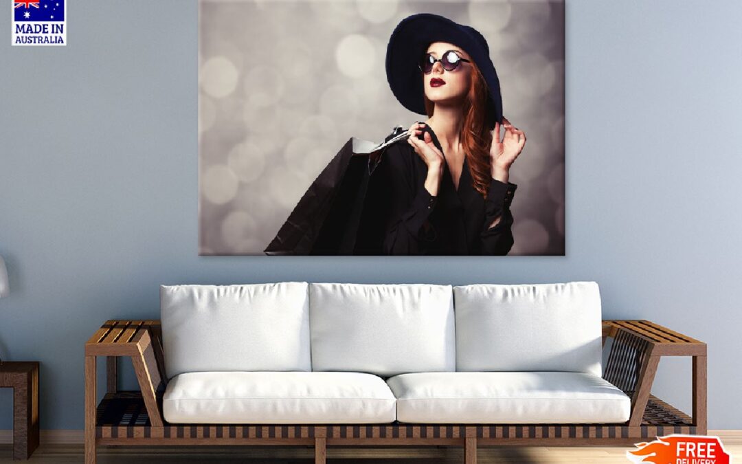 Style Redhead Girl & Sunglasses Photograph Print 100% Australian Made