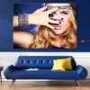 Girl with Jewelry Makeup View Photograph Print 100% Australian Made