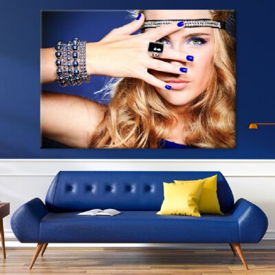 Girl with Jewelry Makeup View Photograph Print 100% Australian Made