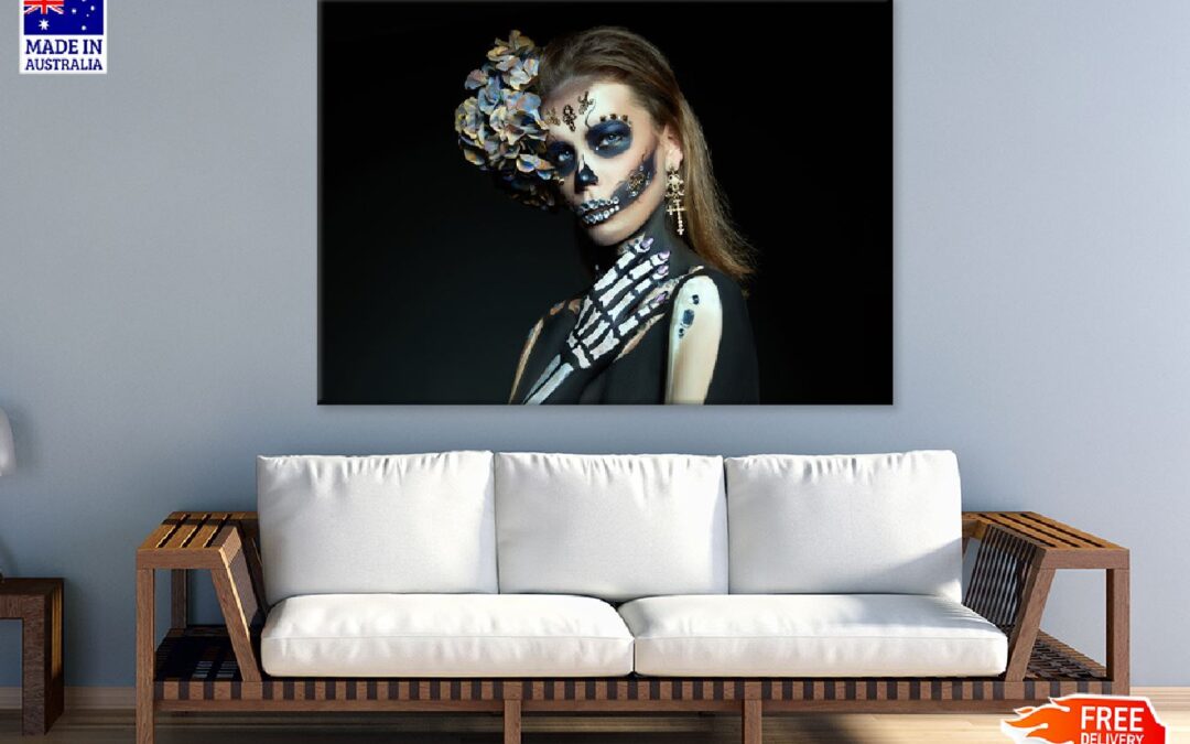 Girl Death Halloween Costume View Photograph Print 100% Australian Made