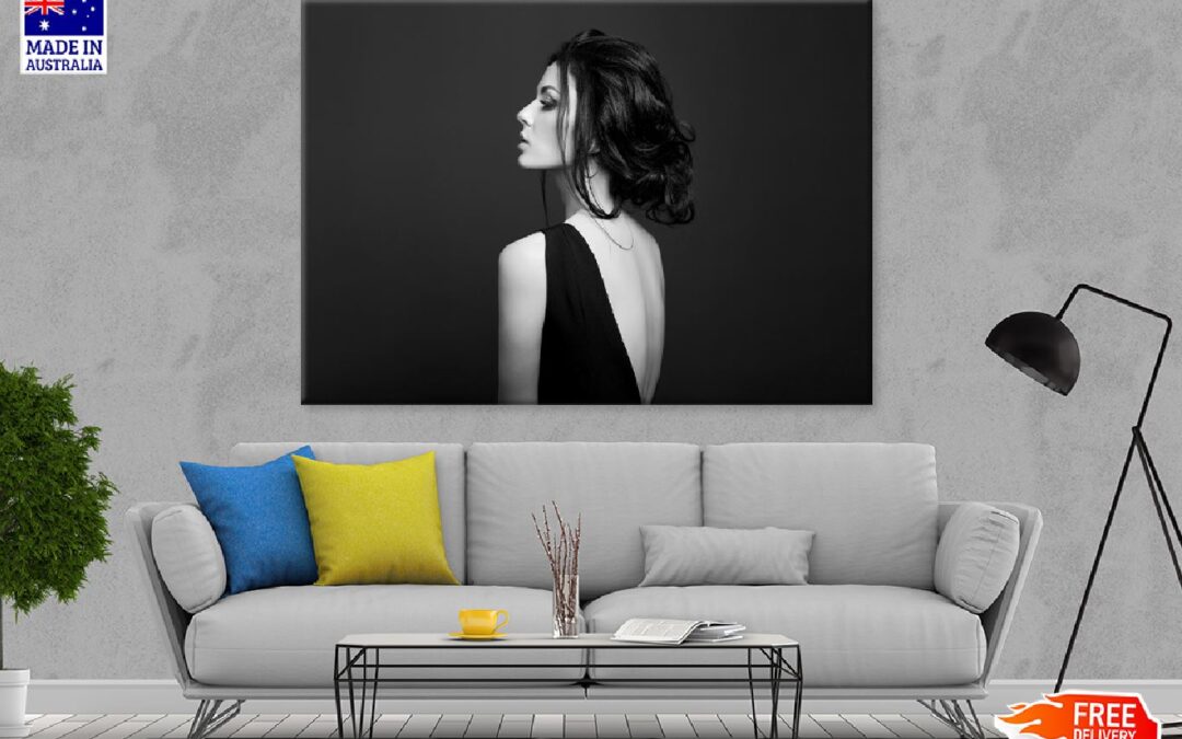 Makeup Woman View B&W Photograph Print 100% Australian Made