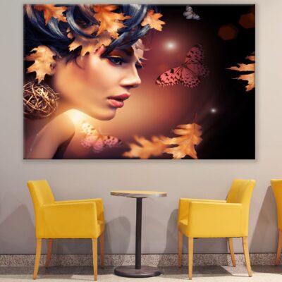 Autumn Fashion Woman Digital Art Print 100% Australian Made