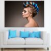 Fashion Girl with Blue Hair Photograph Print 100% Australian Made - Image 2