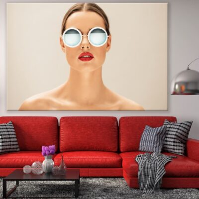 Fashion Model Girl with Sunglasses Photograph Print 100% Australian Made