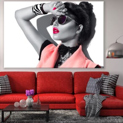Model Girl with Stylish sunglasses Photograph Print 100% Australian Made