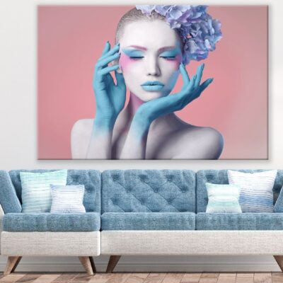 Young Woman with Flower Hairstyle Photograph Print 100% Australian Made