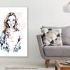 Young Woman with Sunglasses Illustration Print 100% Australian Made - Image 2
