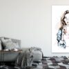 Young Woman with Sunglasses Illustration Print 100% Australian Made
