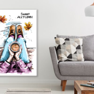 Fashion Elegant Girl with Hat Illustration Print 100% Australian Made