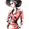 Girl with Coffee Cup Illustration Print 100% Australian Made - Image 3