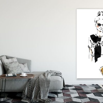 Fashion Woman Illustration Print 100% Australian Made